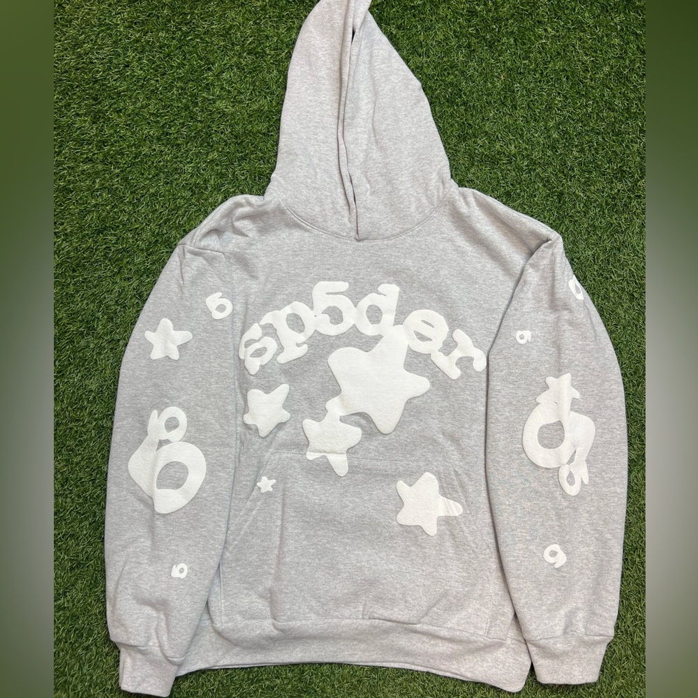 Sp5der Beluga Hoodie Heather Grey